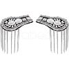 SUPERFINDINGS 2Pcs Fashionable Alloy Tassel Epaulettes DIY-FH0004-65-1