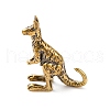 Brass Kangaroo Display Decorations KK-D370-07AG-3