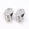 304 Stainless Steel Clip-on Earring Setting STAS-L244-49P-2