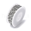 304 Stainless Steel Textured Dapped Chains CHS-G041-01P-3