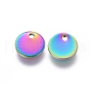 Ion Plating(IP) 304 Stainless Steel Charms STAS-G201-02A-M-2