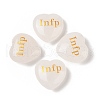 Natural Quartz Crystal Heart Engraving MBTI Figurines Statues for Home Office Desk Decorations X1-G-K353-05H-1
