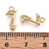 Brass Micro Pave Cubic Zirconia Charms KK-N261-104H-G-3