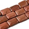 Synthetic Goldstone Beads Strands G-S386-A06-2