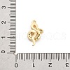 Brass Micro Pave Cubic Zirconia Pendants KK-M321-01F-G02-3