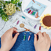 ABS Plastic Imitation Pearl Bead Stitch Markers HJEW-AB00188-3