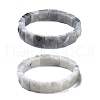 Natural Labradorite Beads Stretch Bracelets for Women Men BJEW-C097-06Y-1
