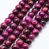 Natural Tiger Eye Beads Strands G-F561-8mm-B04-1
