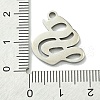 Non-Tarnish 201 Stainless Steel Pendants STAS-B055-01P-S-3