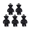 Rack Plating Spray Painted Alloy Pendants PALLOY-N172-001-2