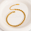Stainless Steel Chain Necklaces & Bracelets & Anklets Sets for Unisex BL6999-1-4