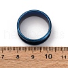 201 Stainless Steel Grooved Finger Ring Settings STAS-TAC0001-10C-L-4