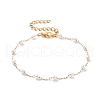 Round Plastic Imitation Pearl Beaded Bracelets BJEW-E054-04G-1