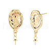 Rack Plating Brass Stud Earring Findings KK-N233-185-2