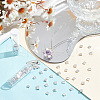  140Pcs Electroplated Glass Seed Beads SEED-NB0002-07C-5
