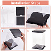 Folding Clear Plastic Gift Storage Boxes CON-WH0106-09B-5