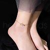 Stainless Steel Charm Anklets for Women WG18C2B-32-1