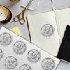 12 Sheets PET Adhesive Wax Seal Stickers DIY-WH0524-003-6