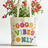 Canvas Women's Tote Bags ABAG-WH0057-004-5