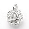 Alloy Diffuser Locket Pendants PALLOY-S105-01P-1