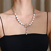 Star Pendant Necklace with Imitation Pearl TK4545-1