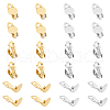 Unicraftale 60Pcs 2 Colors 304 Stainless Steel Clip-on Earring Findings FIND-UN0003-59-1