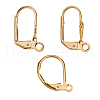 24Pcs 6 Styles Brass Huggie Hoop Earring Findings & Leverback Earring Findings KK-SZ0001-48-7