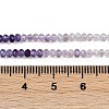 Gradient Color Natural Colorful Fluorite Beads Strands G-H071-A04-01-4