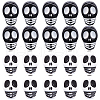 SUNNYCLUE 160Pcs 2 Colors Opaque Acrylic Beads MACR-SC0001-65-1