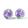 Fruit Round Resin Beads RESI-T059-03M-2