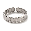 Non-Tarnish 304 Stainless Steel Open Cuff Rings RJEW-Z018-03P-2