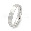 Flat Round 304 Stainless Steel Finger Rings RJEW-V001-01P-4