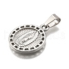 304 Stainless Steel Pendants STAS-B086-10B-P-2
