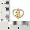 304 Stainless Steel Charms STAS-C097-38C-G-3