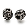 304 Stainless Steel European Beads STAS-D191-08I-AS-1