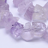 Raw Rough Natural Amethyst Bead Strands G-O119-03B-1