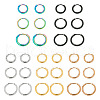  30Pcs 15 Style 316L Surgical Stainless Steel Huggie Hoop Earrings for Girl Women EJEW-TA0001-11-1