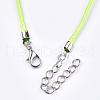 Waxed Cord Necklace Making NCOR-T001-38-3