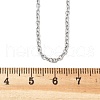 Non-Tarnish 304 Stainless Steel Cable Chain for Necklace STAS-E052-61P-50cm-4