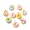 Opaque Resin Imitation Food Pendants RESI-G093-01-1