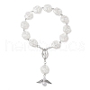 Tibetan Style Alloy Angel Charm Bracelets BJEW-JB11777-3