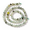 Natural Prehnite Beads Strands G-F717-11A-3