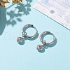 304 Stainless Steel Huggie Hoop Earrings X-EJEW-JE04449-02-4