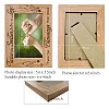 Rectangle with Star & Word Wooden Photo Frames AJEW-WH0292-007-2