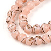 Baking Painted Glass Beads Strands DGLA-N010-8mm-02-3