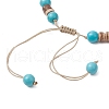 Summer Beach Starfish Turtle Adjustable Anklets AJEW-AN00634-01-4