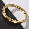 304 Stainless Steel Plain Bangles for Women BJEW-S161-10G-3