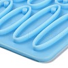 Oval Shape Holographic Pendant DIY Silicone Mold DIY-K063-06-4