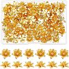 SUPERFINDINGS 3D Brass Bead Caps KK-FH0002-69B-1