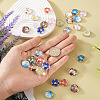 48Pcs 12 Styles Translucent Resin Cabochons RESI-TA0001-44-6